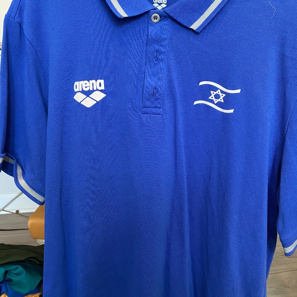 ISREAL SWIM TEAM POLO/COLLAR SHIRTS
